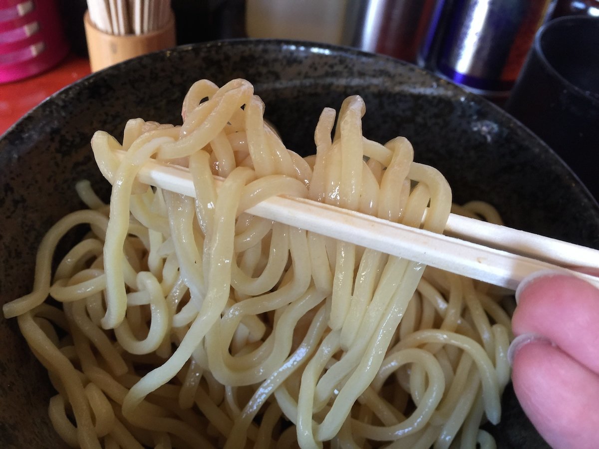 二代目つけめん 村上朝日製麺所の太麺