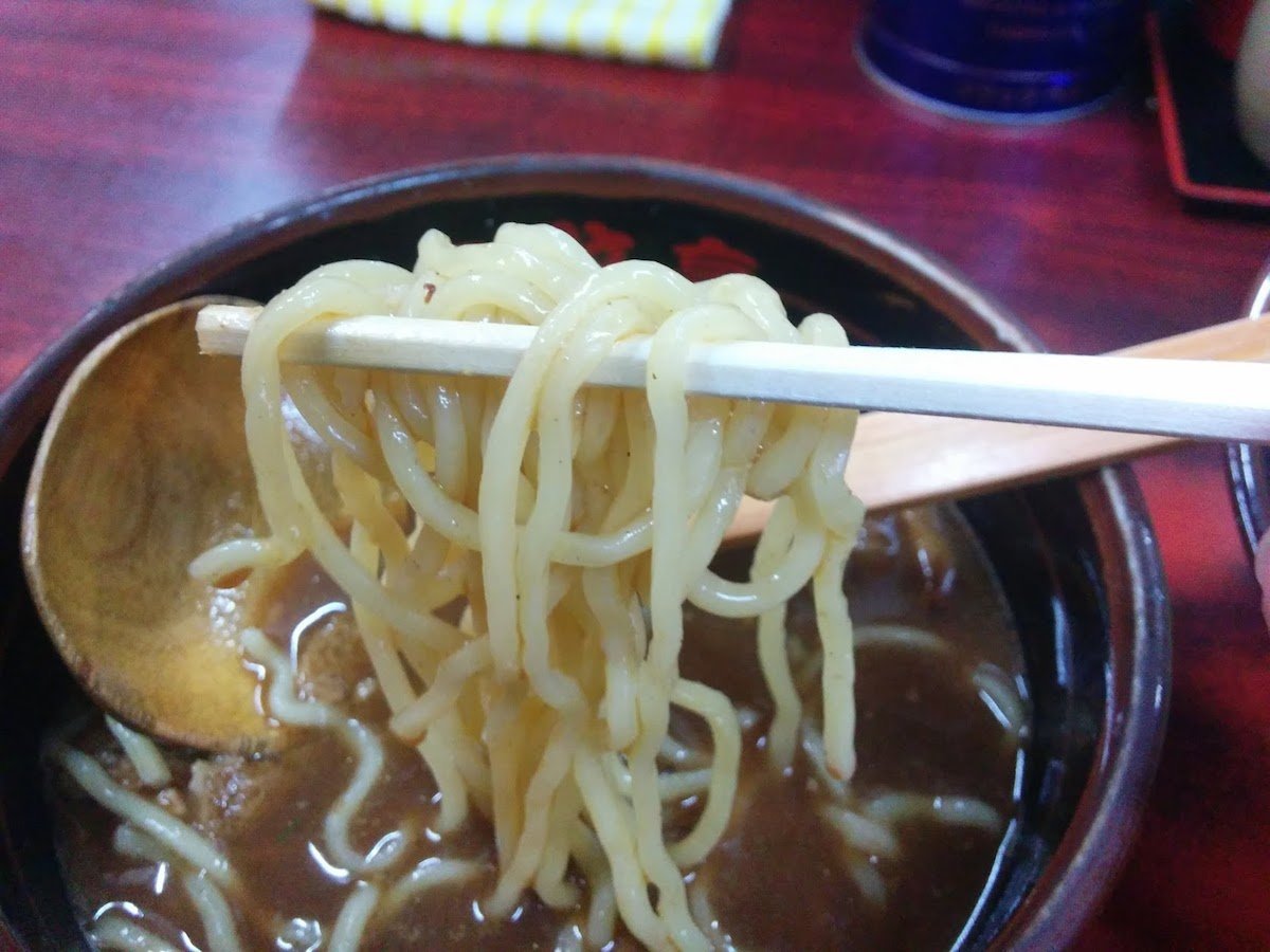 「六紋亭」の六紋亭つけ麺 麺