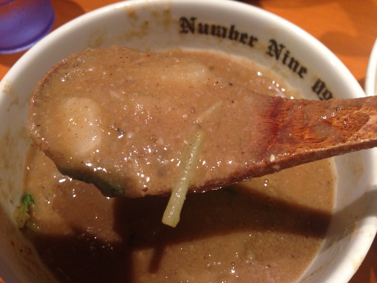 濃厚つけ麺 ドロドロのスープ