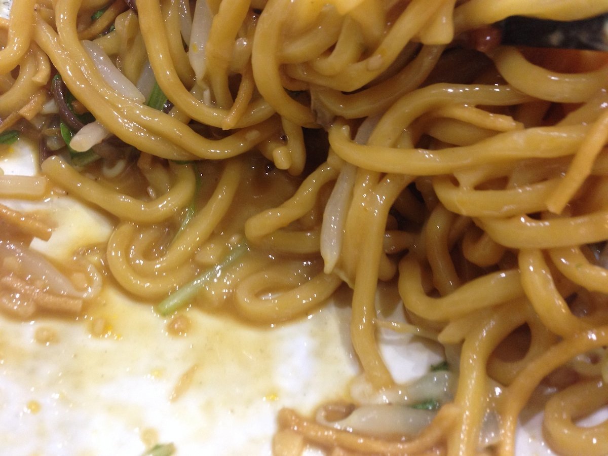 「らぁめん雅知」の汁なし煮込みそば スープ