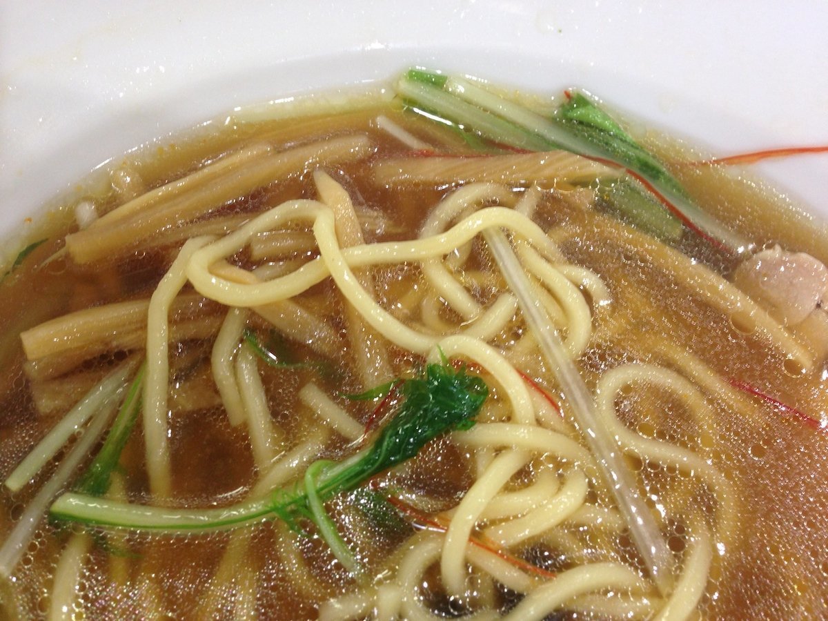 「らぁめん雅知」のあっさり鶏そば トッピング