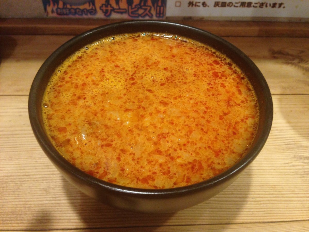 鬼てつ 真っ赤なスープ