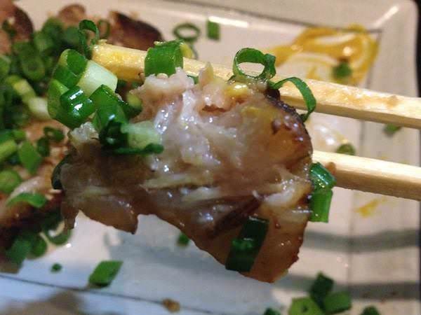 冷たく柔らかいほほ肉