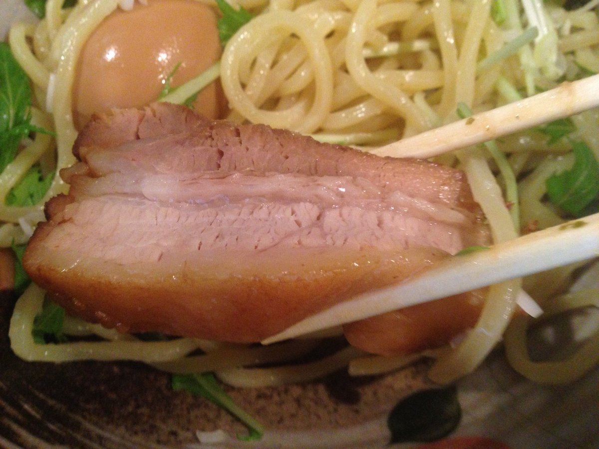 特製つけめん アンデス高原豚のハーブ煮
