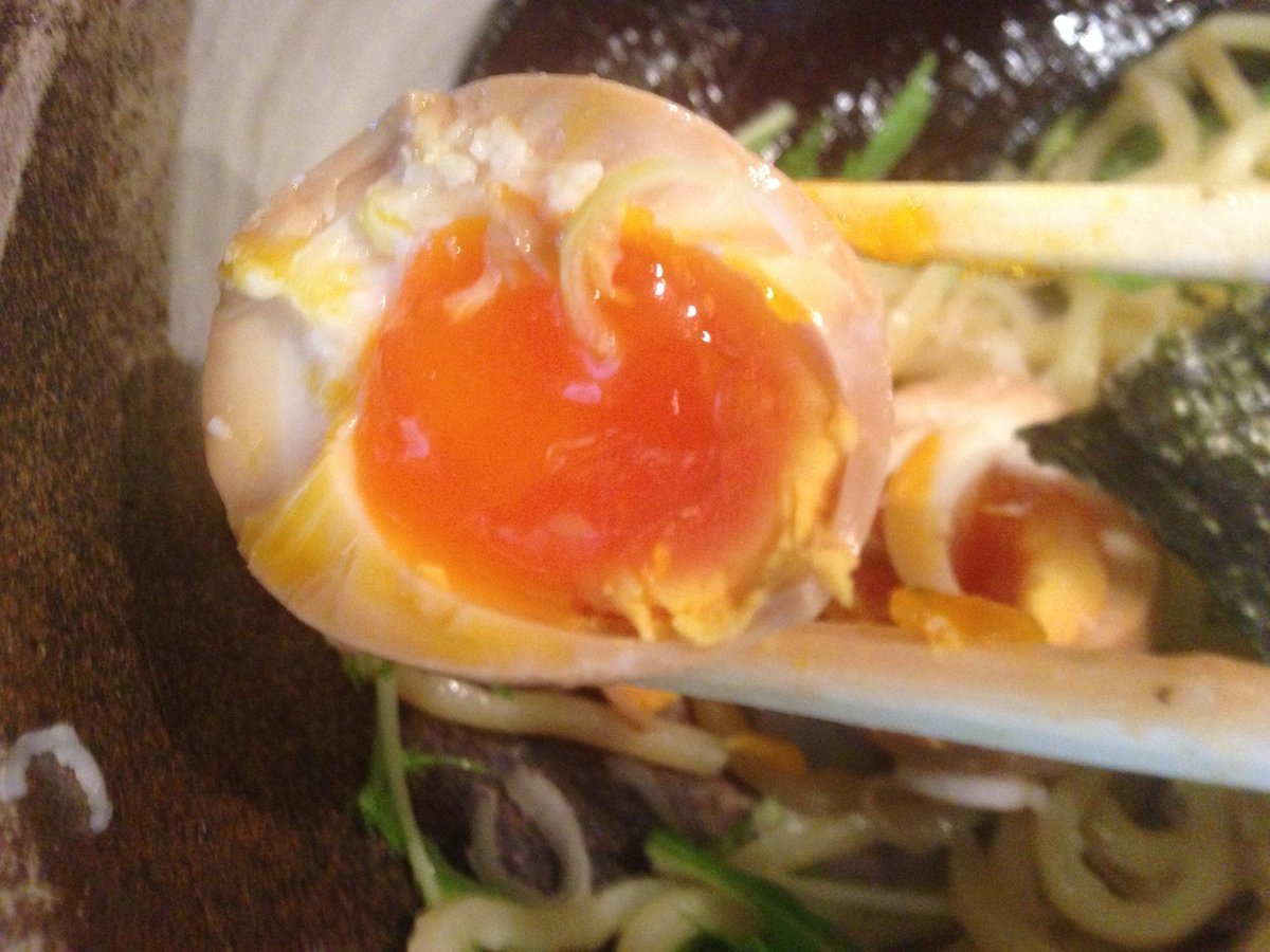 特製つけめん 半熟玉子