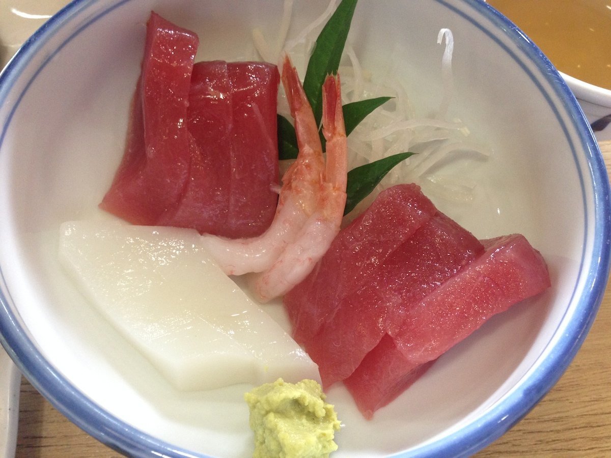 川柳定食 刺身盛り合わせ